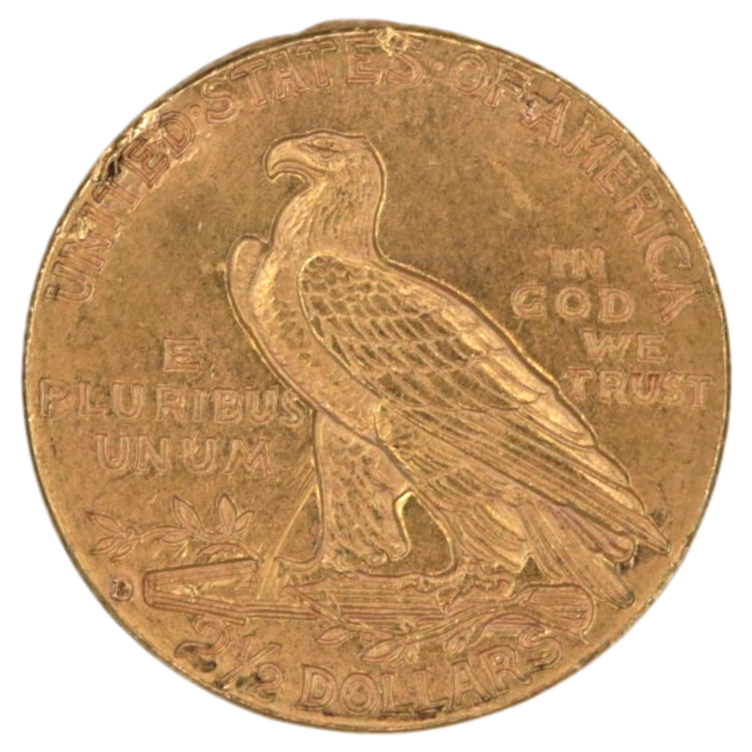 アメリカ 2.5ドル金貨 1914年 デンバー鋳 インディアン