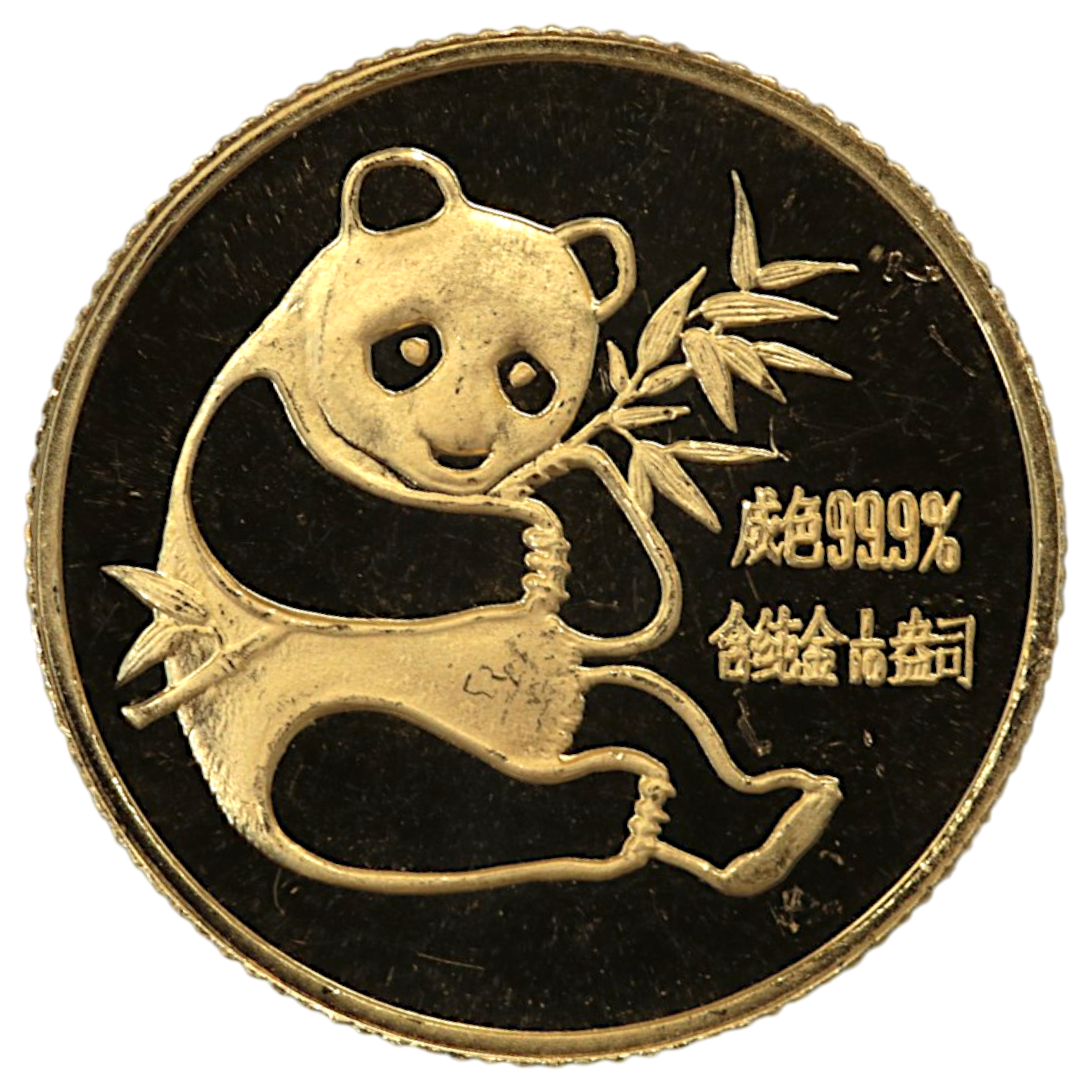 中国 1/10オンス金貨 1982年 パンダ