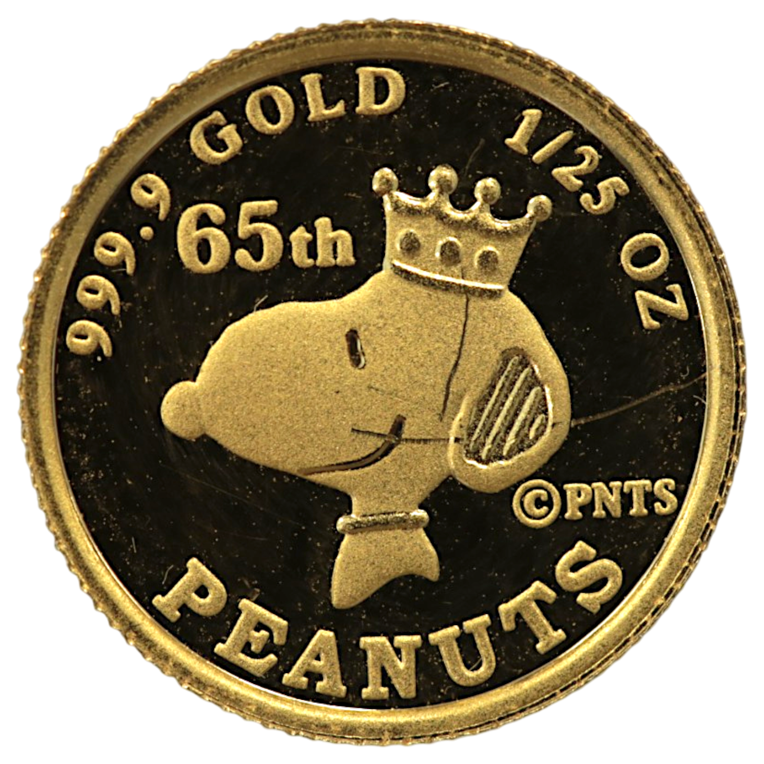 クック島 ピーナッツ 3ドル 1/25オンス金貨 2015年 スヌーピー 65周年記念