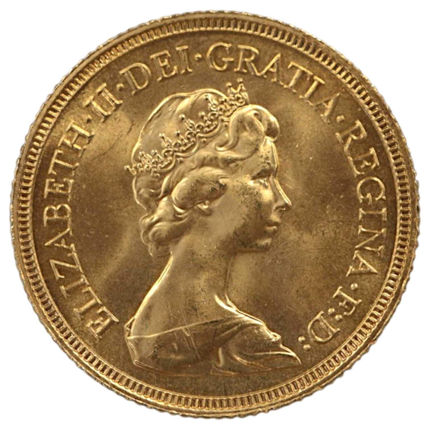 イギリス ソヴリン金貨 1981年 ロンドン鋳 エリザベス2世 聖ジョージの竜退治