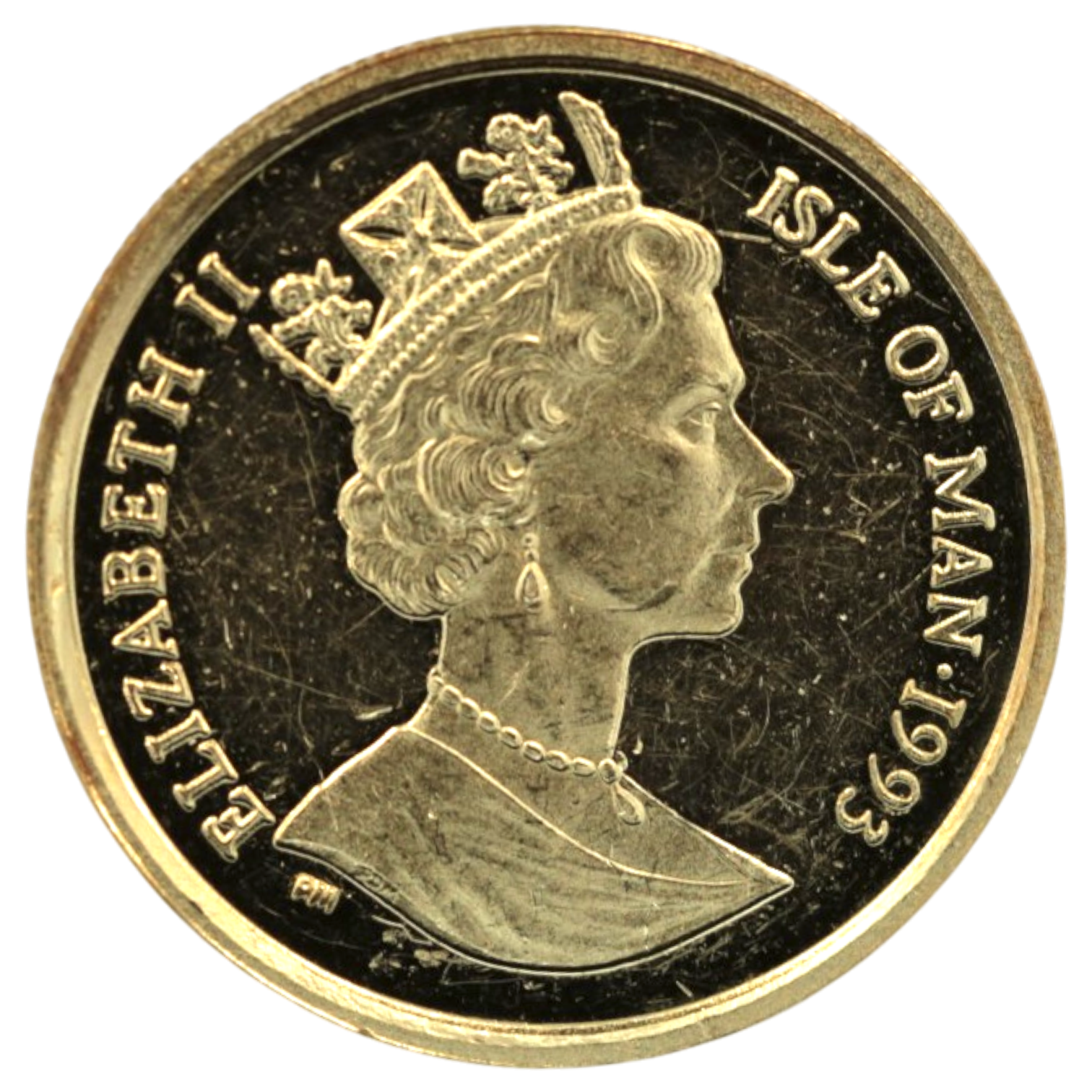 マン島 1/5クラウン金貨 1993年 ポブジョイ鋳 メインクーン