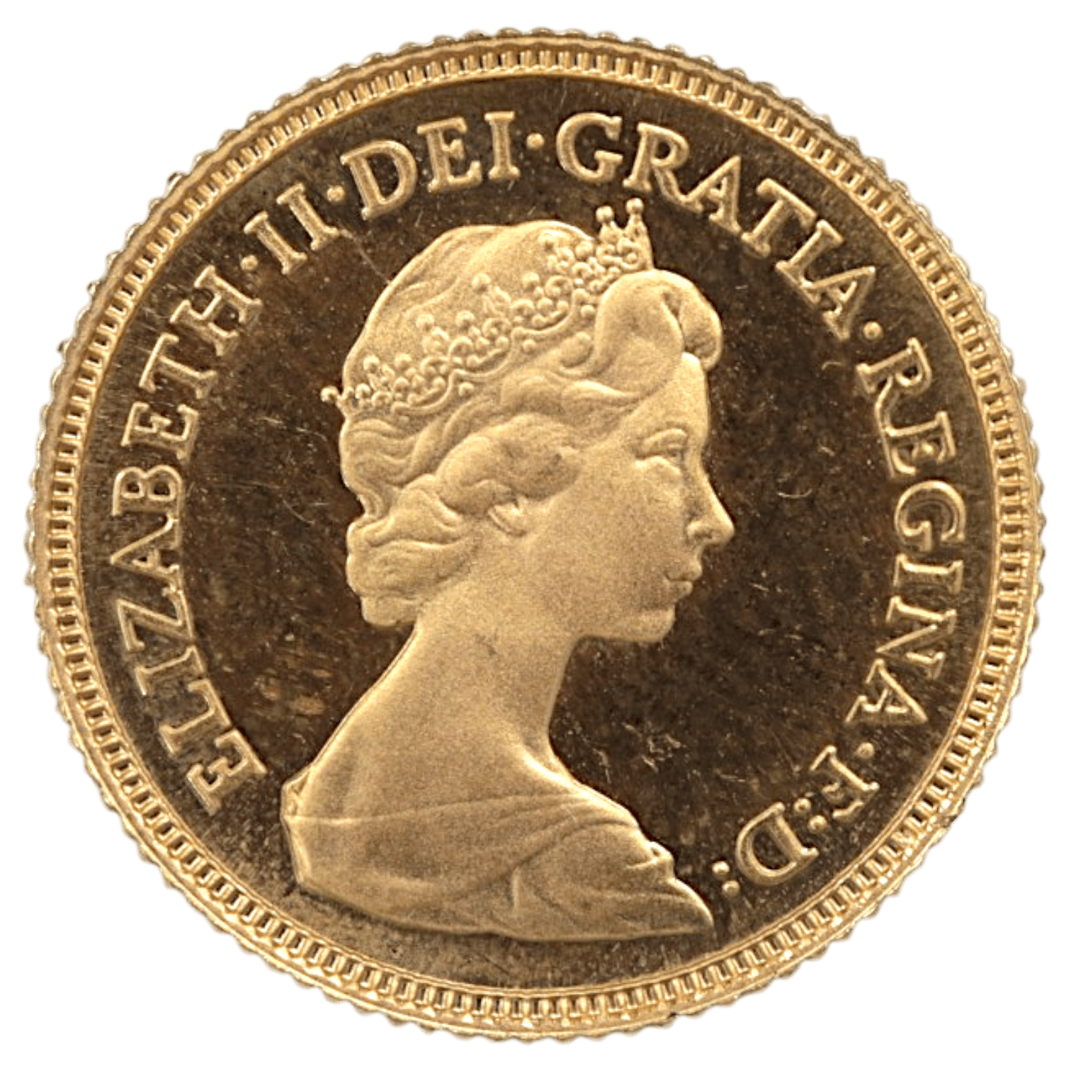 イギリス 1/2ソヴリン金貨 1980年 ロンドン鋳 エリザベス2世 聖ジョージの竜退治 - NJ BUYER'S MARKETPLACE