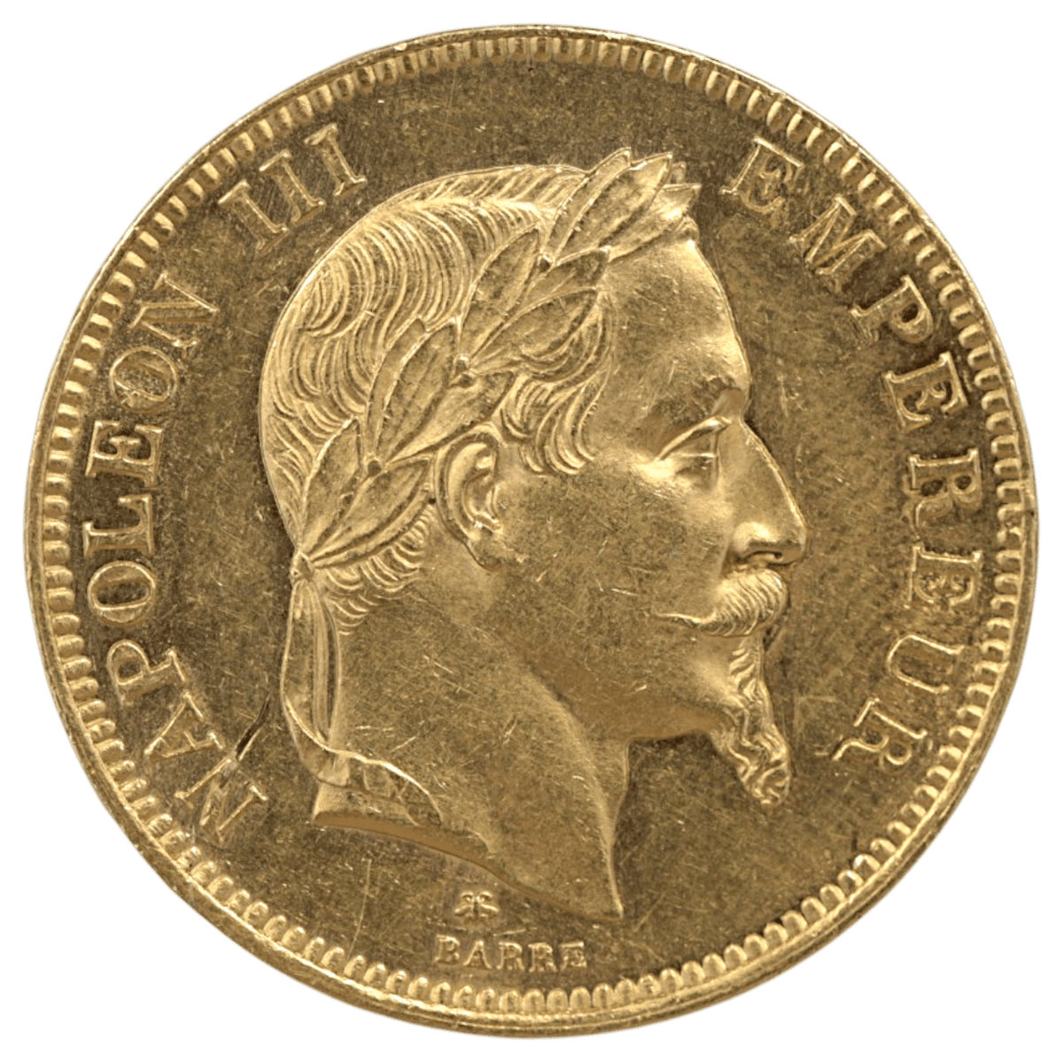 フランス 100フラン金貨 1866年 パリ鋳 ナポレオン3世 有冠 - NJ BUYER'S MARKETPLACE