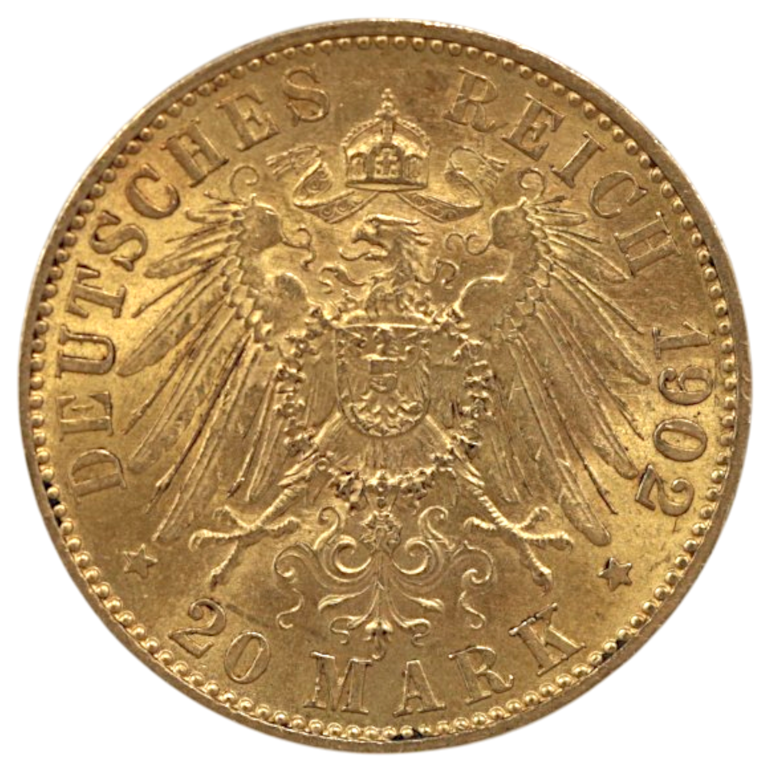 ドイツ 20マルク金貨 1902年 ヴィルヘルム2世