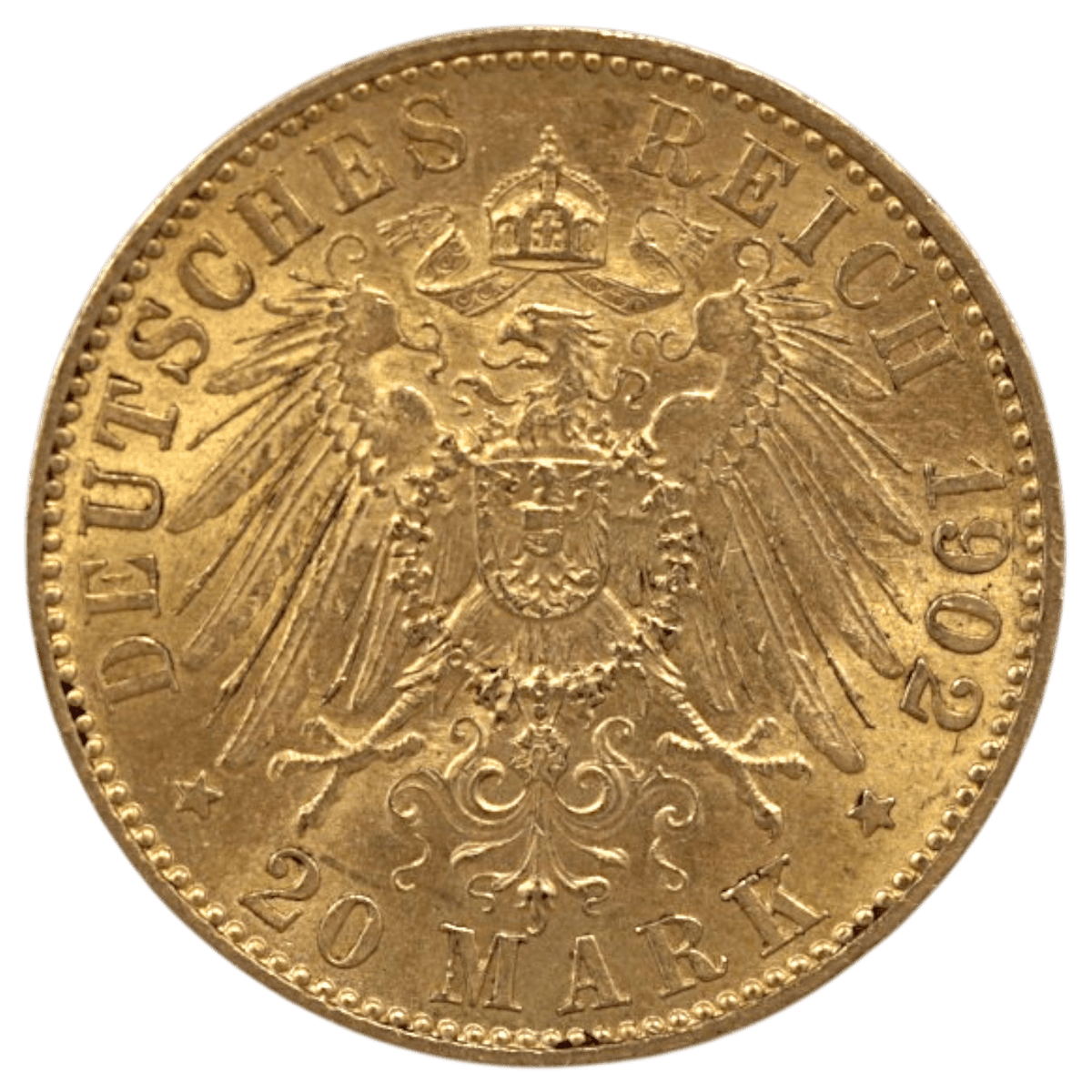 ドイツ 20マルク金貨 1902年 ヴィルヘルム2世 - NJ BUYER'S MARKETPLACE