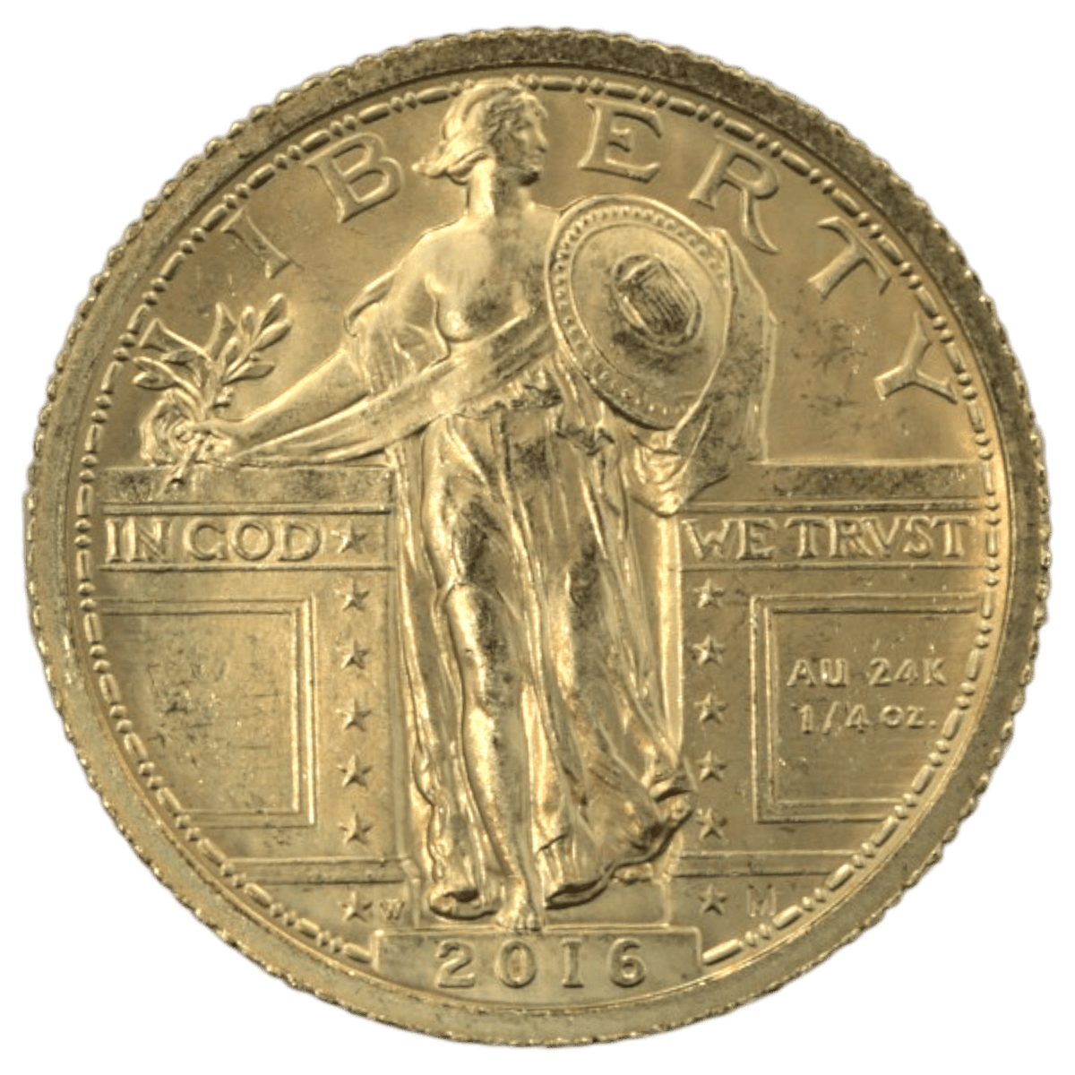 アメリカ 1/4ドル金貨 2016年 ウェストポイント鋳 リバティ イーグル - NJ BUYER'S MARKETPLACE