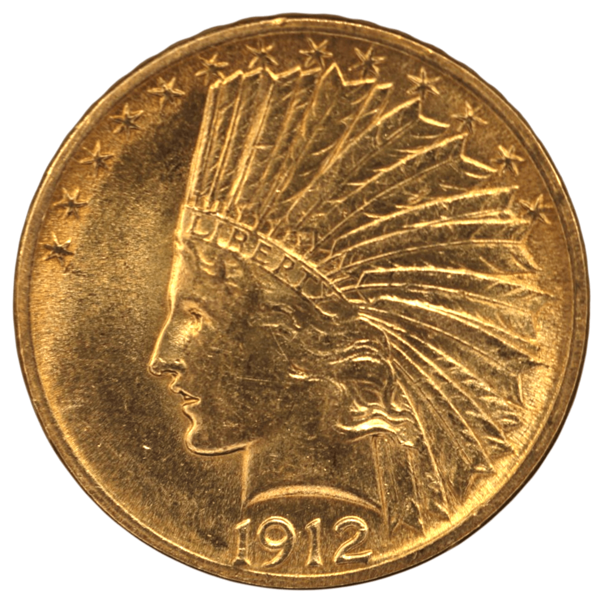 アメリカ 10ドル金貨 1912年 フィラデルフィア鋳 インディアン - NJ BUYER'S MARKETPLACE