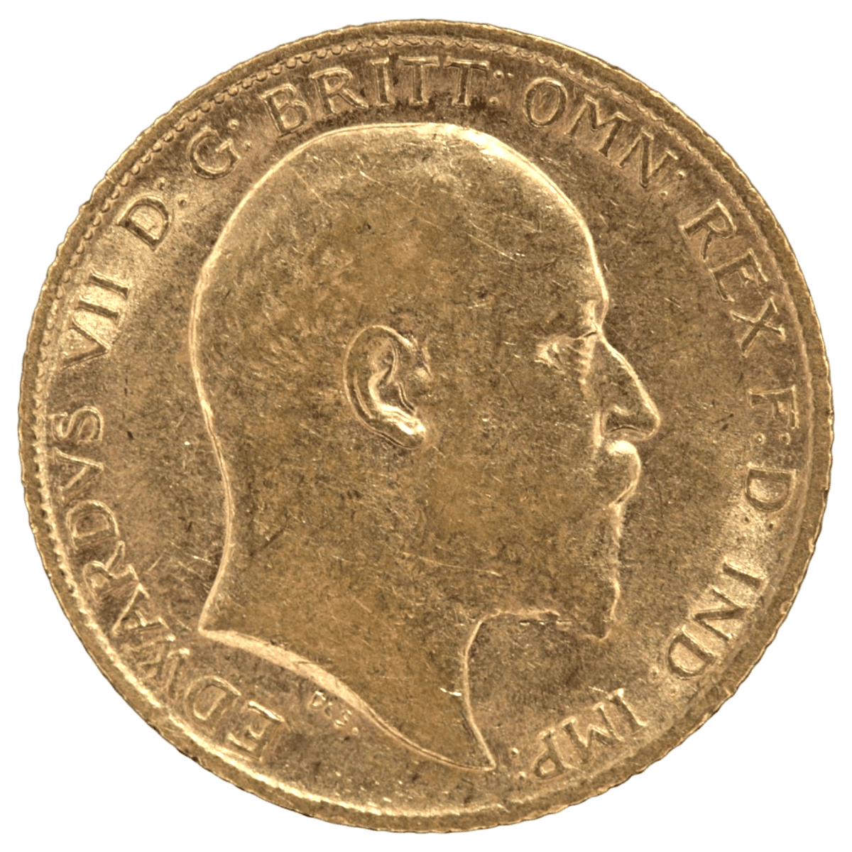 イギリス 1/2ソブリン金貨 1906年 エドワード7世 - NJ BUYER'S MARKETPLACE
