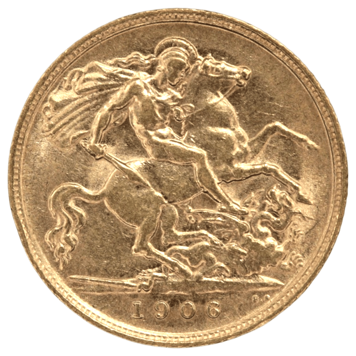 イギリス 1/2ソブリン金貨 1906年 エドワード7世 - NJ BUYER'S MARKETPLACE