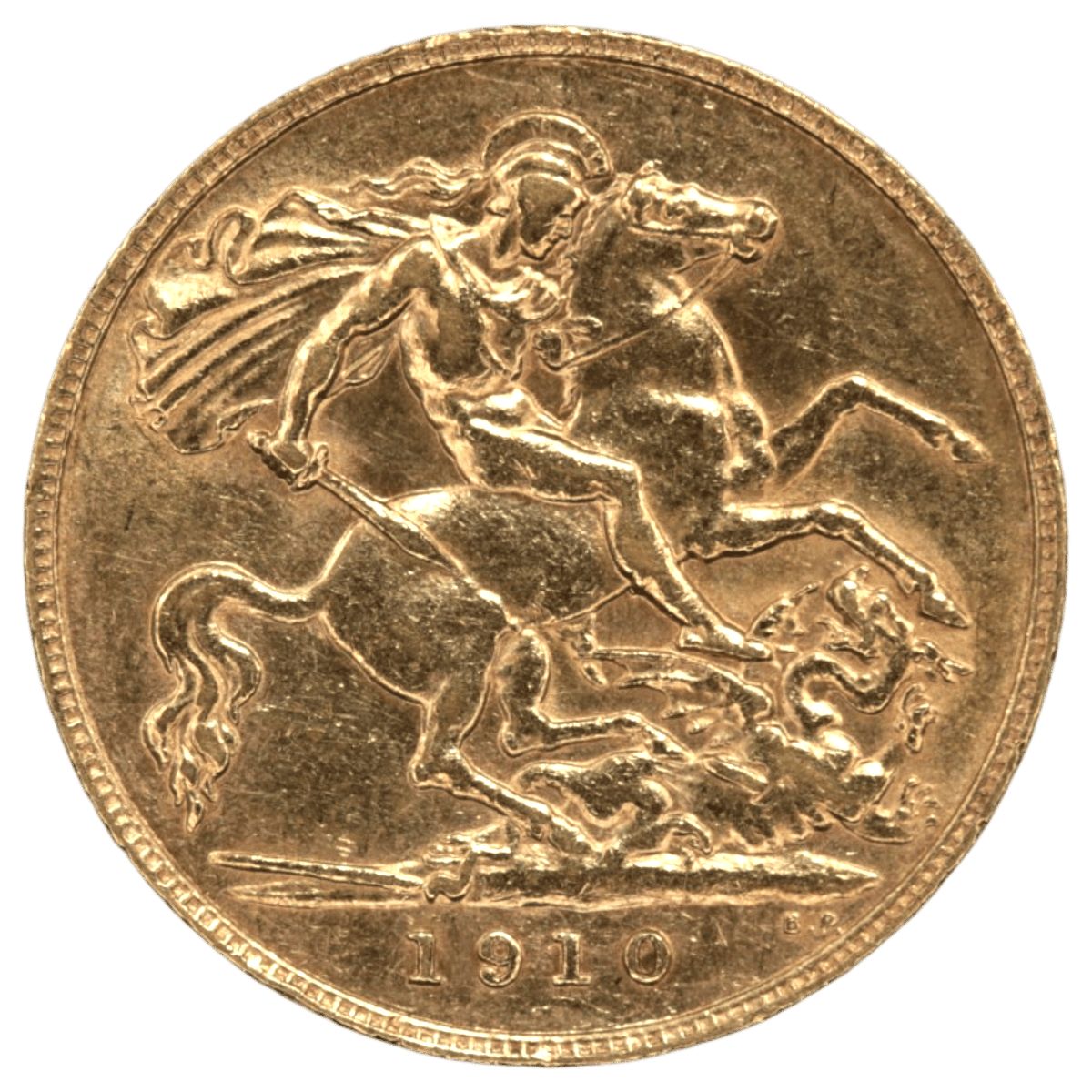 イギリス 1/2ソブリン金貨 1910年 エドワード7世 - NJ BUYER'S MARKETPLACE
