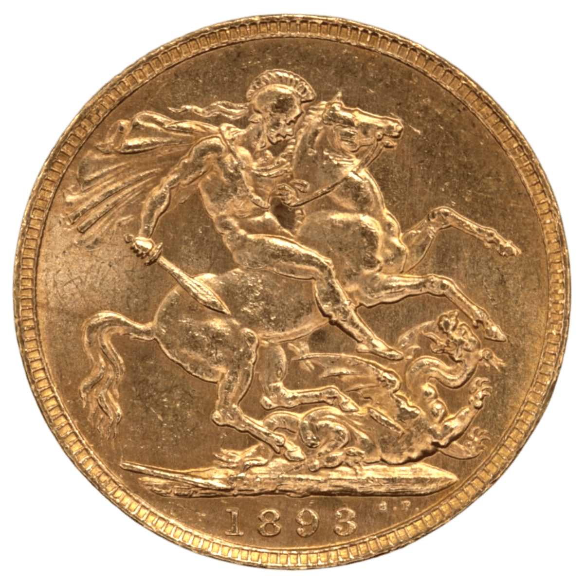 イギリス 1ソブリン金貨 1893 年 ヴィクトリア オールドヘッド - NJ BUYER'S MARKETPLACE