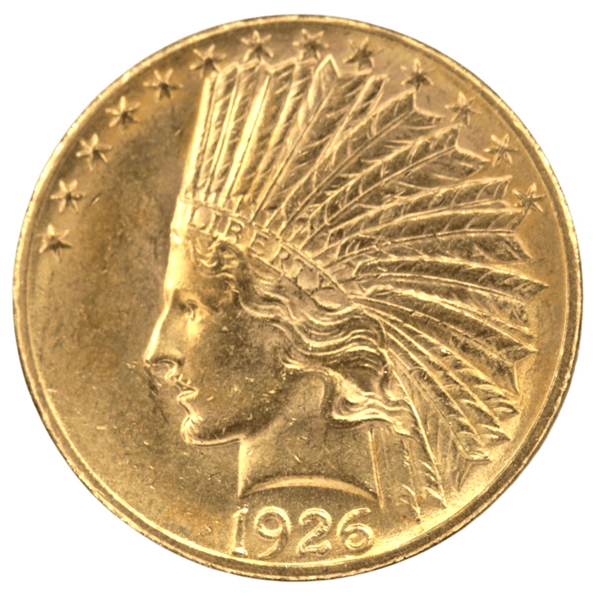 アメリカ 10ドル金貨 1926年 フィラデルフィア鋳 インディアン - NJ BUYER'S MARKETPLACE