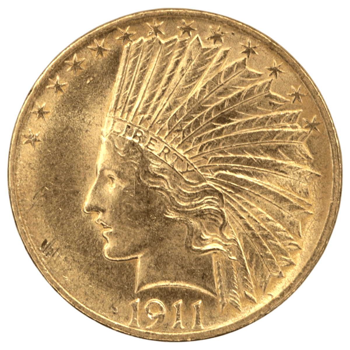 アメリカ 10ドル金貨 1911年 フィラデルフィア鋳 インディアン - NJ BUYER'S MARKETPLACE