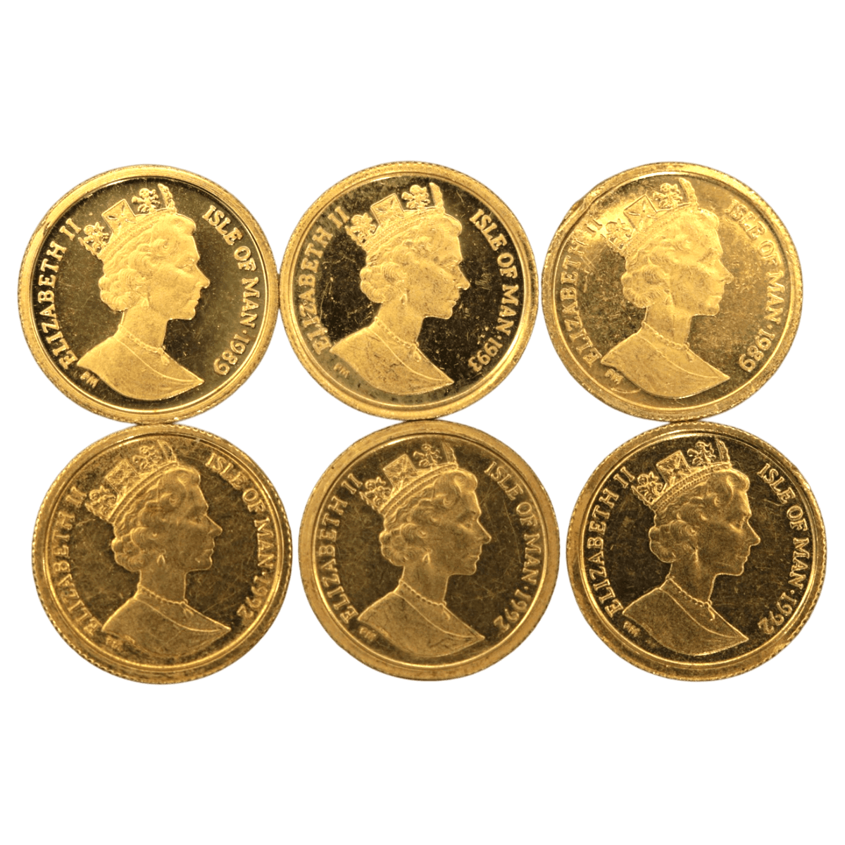 【ジャンク】 マン島 1/25oz 金貨 キャット 6枚セット - NJ BUYER'S MARKETPLACE