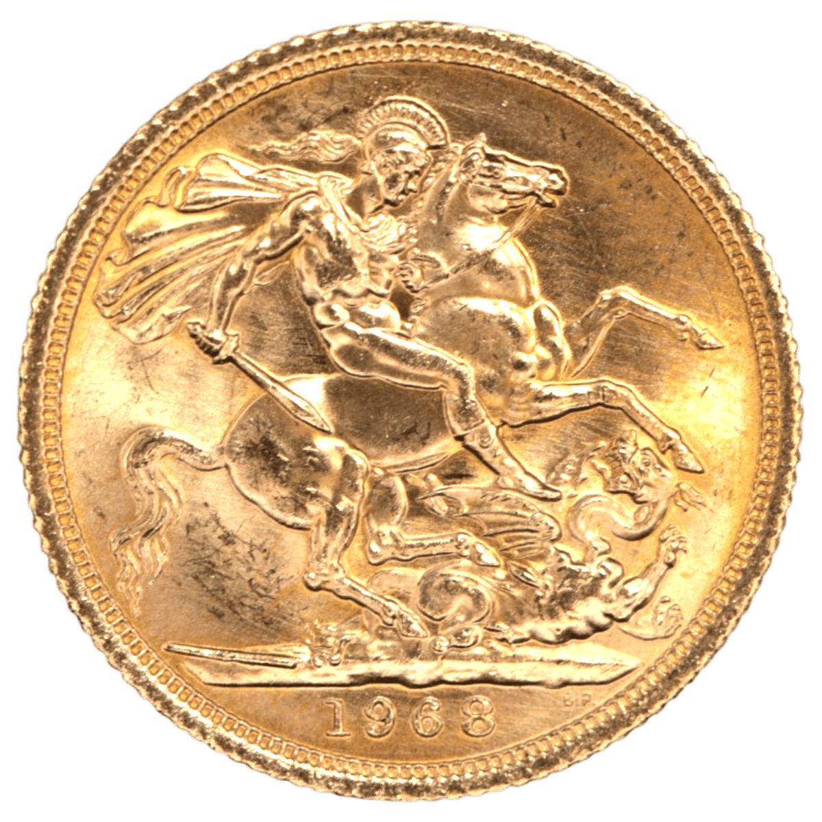 イギリス 1ソヴリン金貨 1968年 エリザベス2世 - NJ BUYER'S MARKETPLACE