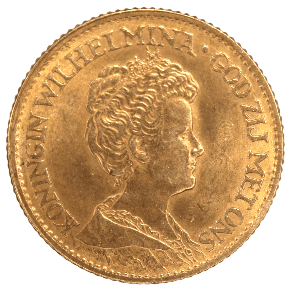 オランダ 10グルテン金貨 1912年 ウィルヘルミナ - NJ BUYER'S MARKETPLACE