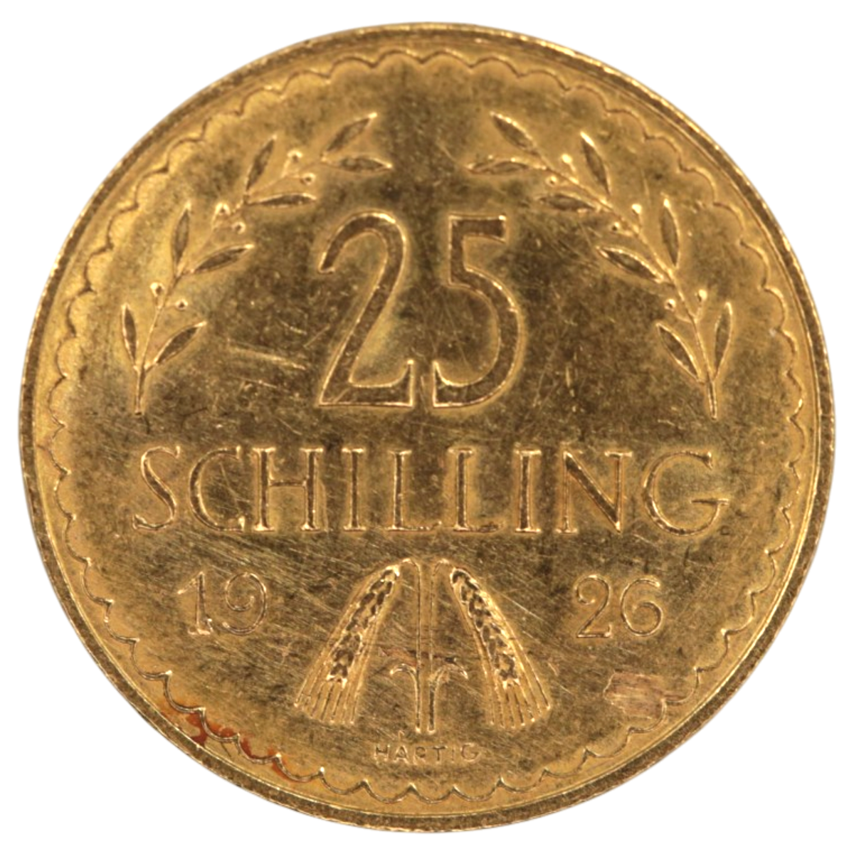 オーストリア 25シリング金貨 1926年 鷲