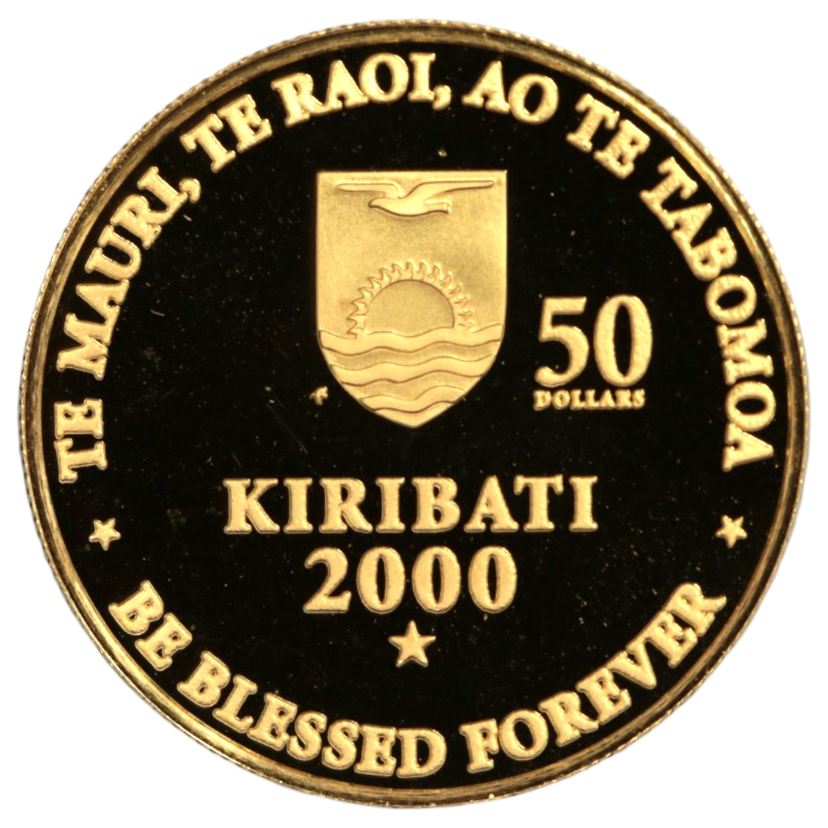 キリバス 50ドル金貨 2000年 宇宙