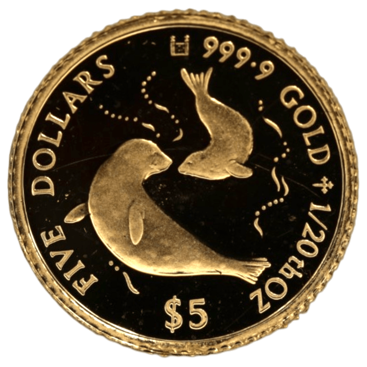 クック島 5ドル金貨 1997年 アザラシ - NJ BUYER'S MARKETPLACE