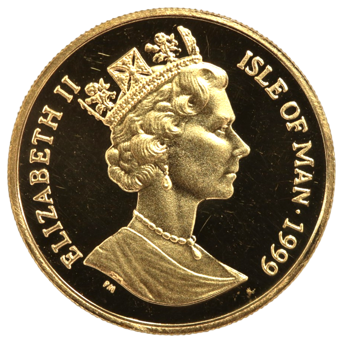 マン島 1/5クラウン金貨 1999年 ブリティッシュブルー