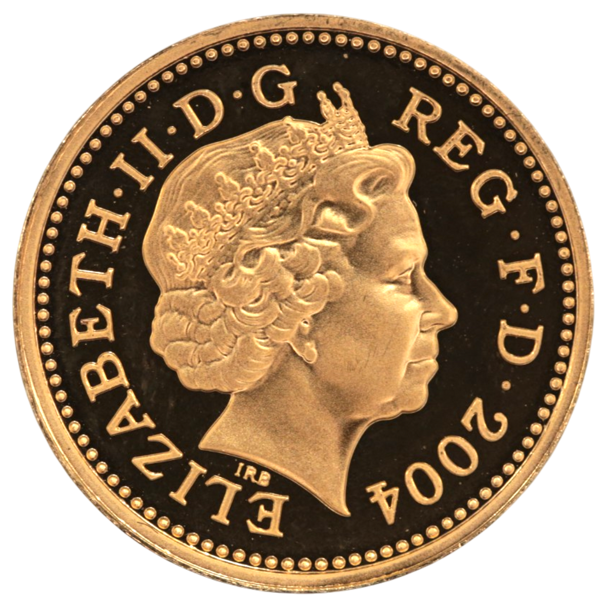 イギリス 1ポンド金貨 2004年 ライオン パターン ピエフォー