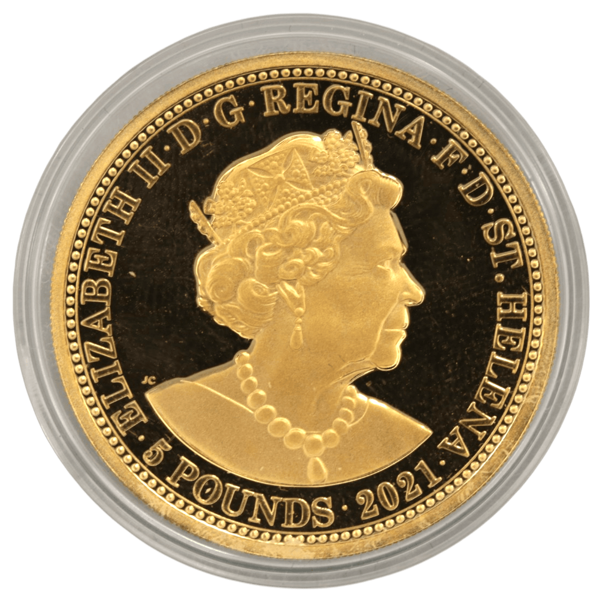 セントヘレナ島 5ポンド金貨 2021年 スリー・グレイセス - NJ BUYER'S MARKETPLACE