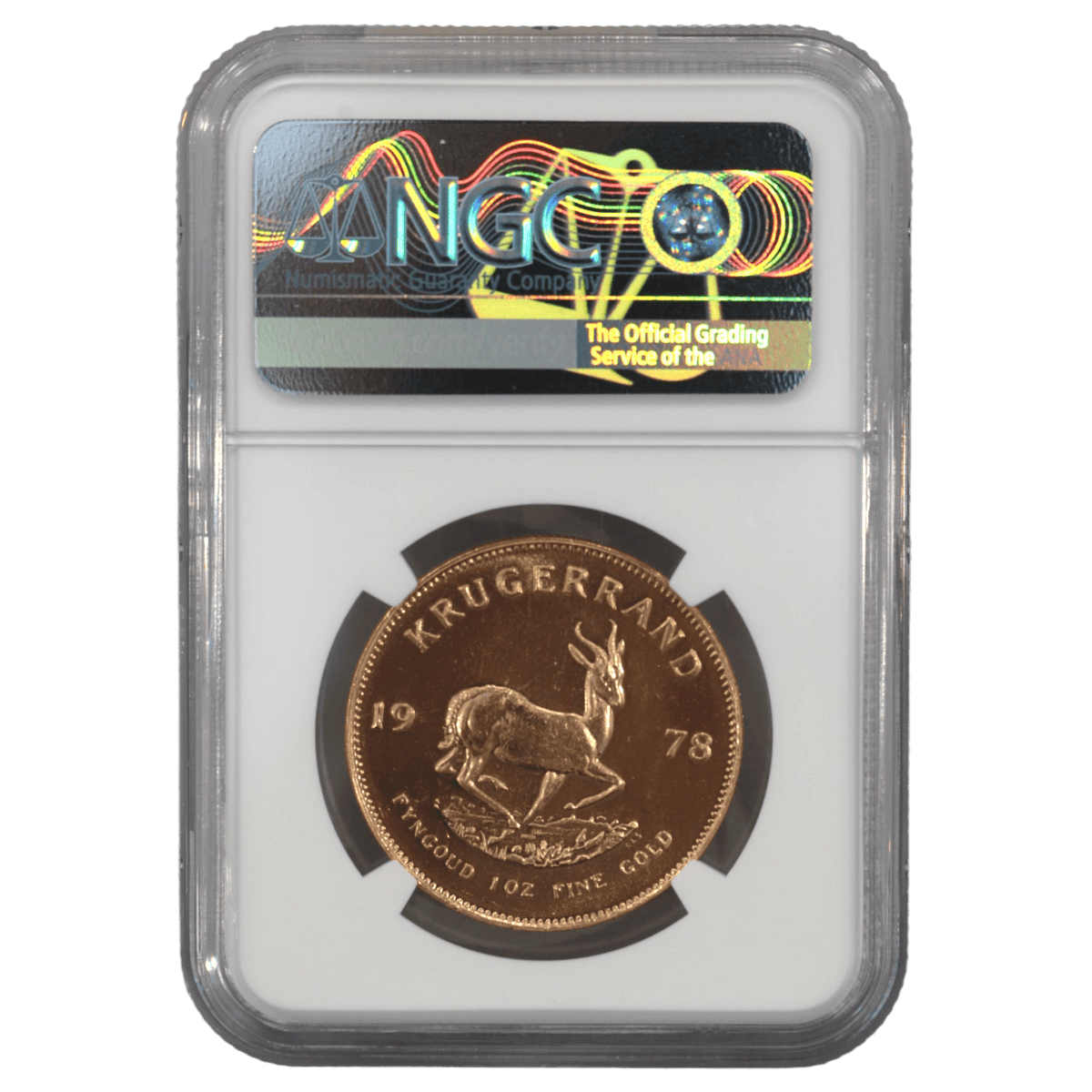 南アフリカ 1クルーガーランド金貨 1978年 NGC MS66 - NJ BUYER'S MARKETPLACE