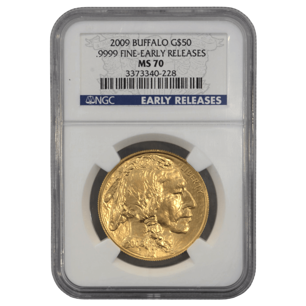 アメリカ 50ドル金貨 2009年 バッファロー NGC MS70 - NJ BUYER'S MARKETPLACE