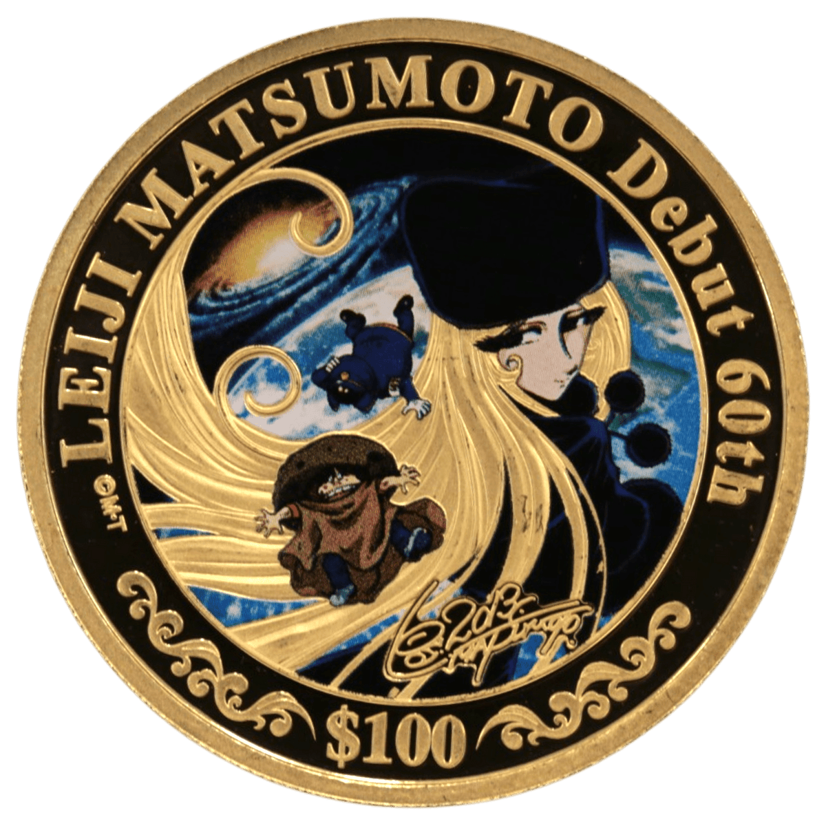 クック島 100ドル金貨 2013年 銀河鉄道999 松本零士 漫画家デビュー 60周年 - NJ BUYER'S MARKETPLACE