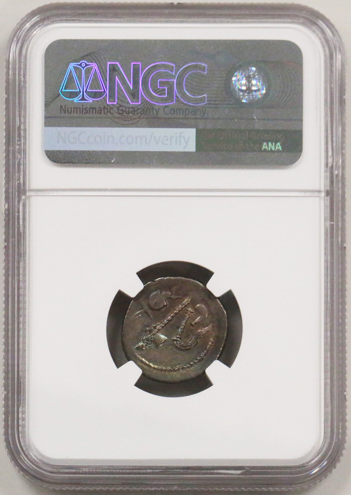 ローマ デナリウス銀貨 前49~前48年頃 ガイウス・ユリウス・カエサル NGC Ch-VF 5/5 4/5