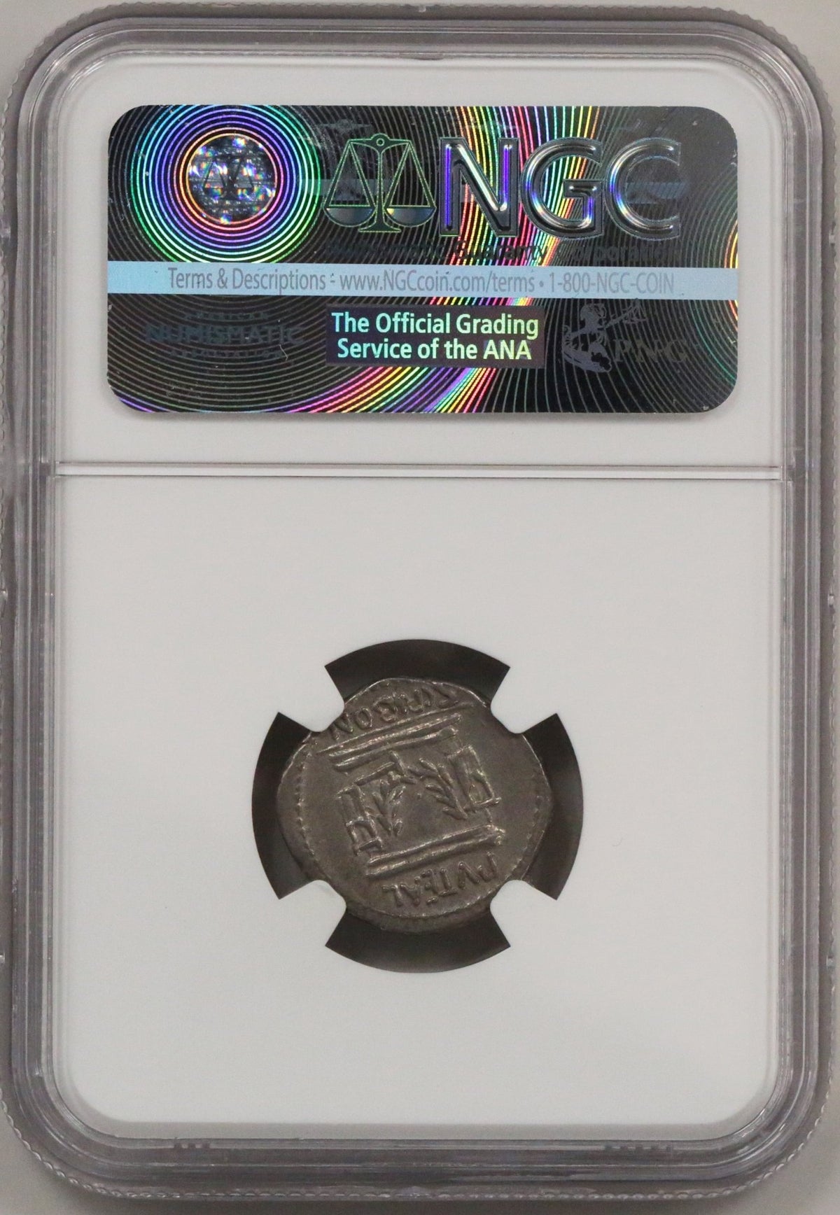 ローマ デナリウス銀貨 前62年頃 ボヌス・エウェントゥス NGC AU 5/5 4/5 - NJ BUYER'S MARKETPLACE