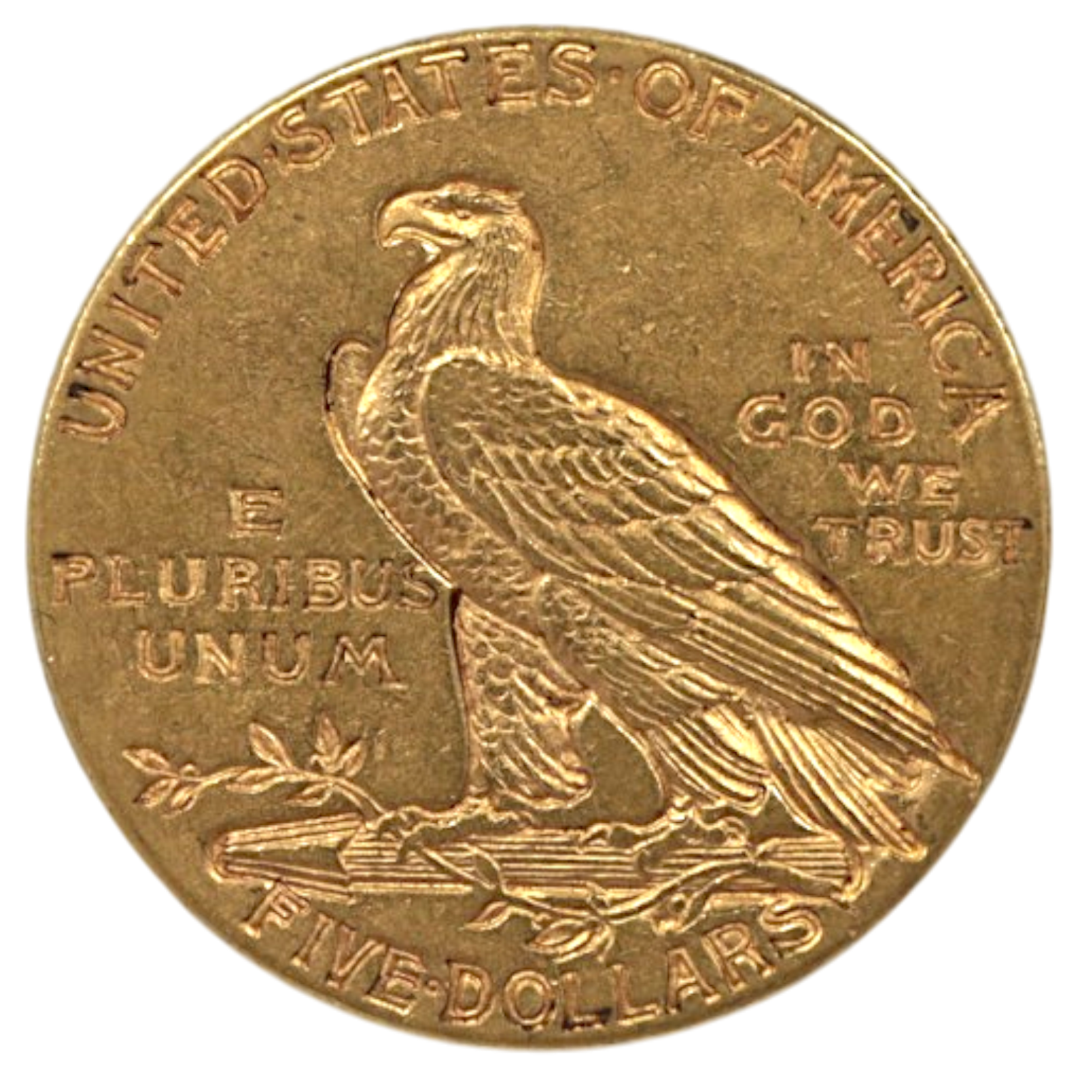 アメリカ 5ドル金貨 1910年 インディアンヘッド