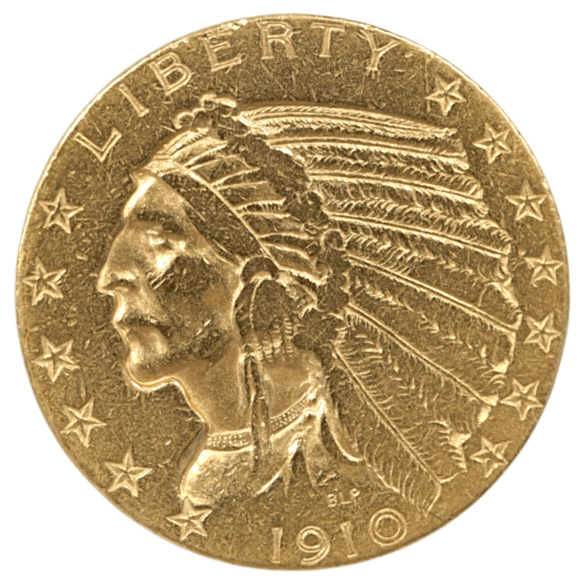 アメリカ 5ドル金貨 1910年 インディアンヘッド - NJ BUYER'S MARKETPLACE