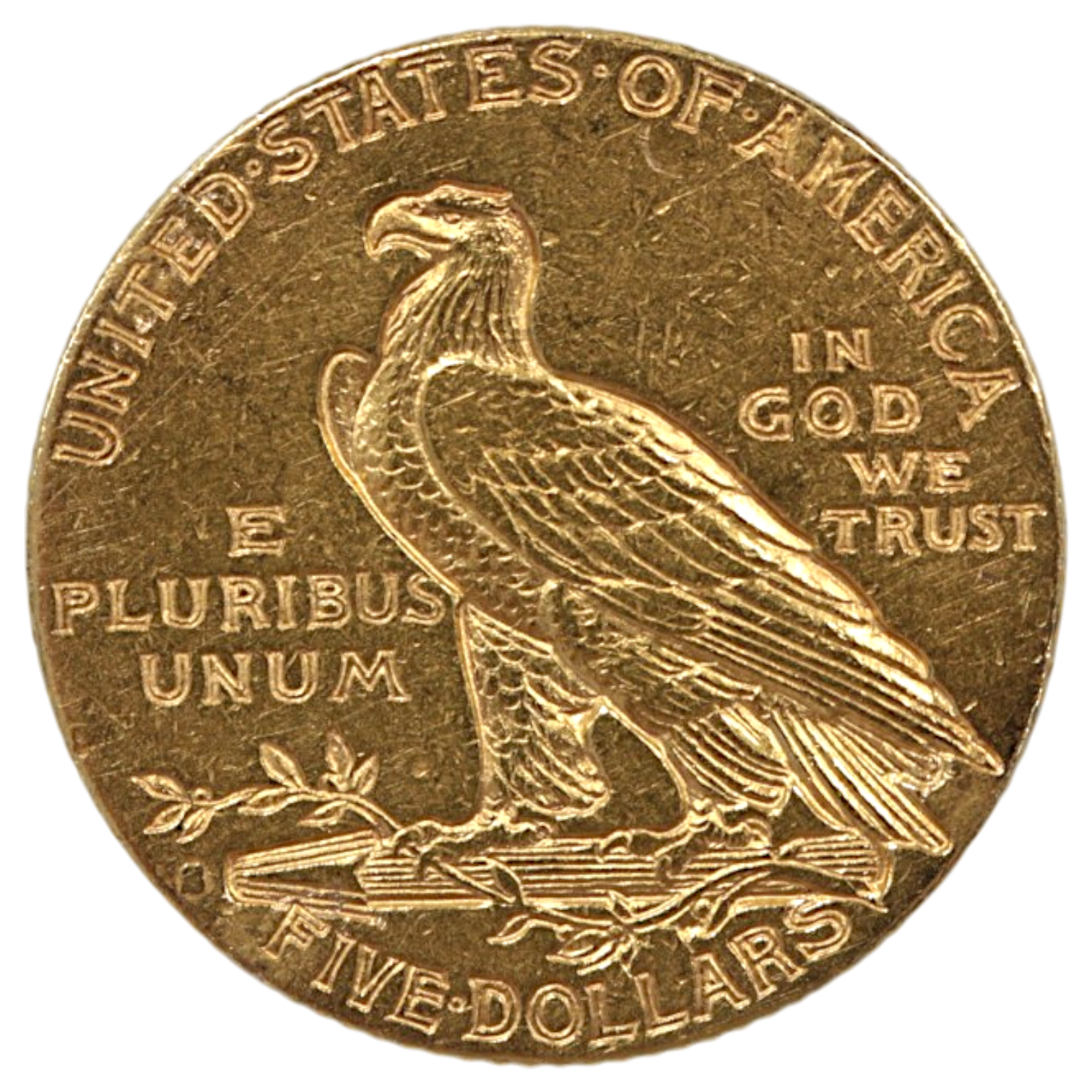 アメリカ 5ドル金貨 1910年 インディアンヘッド