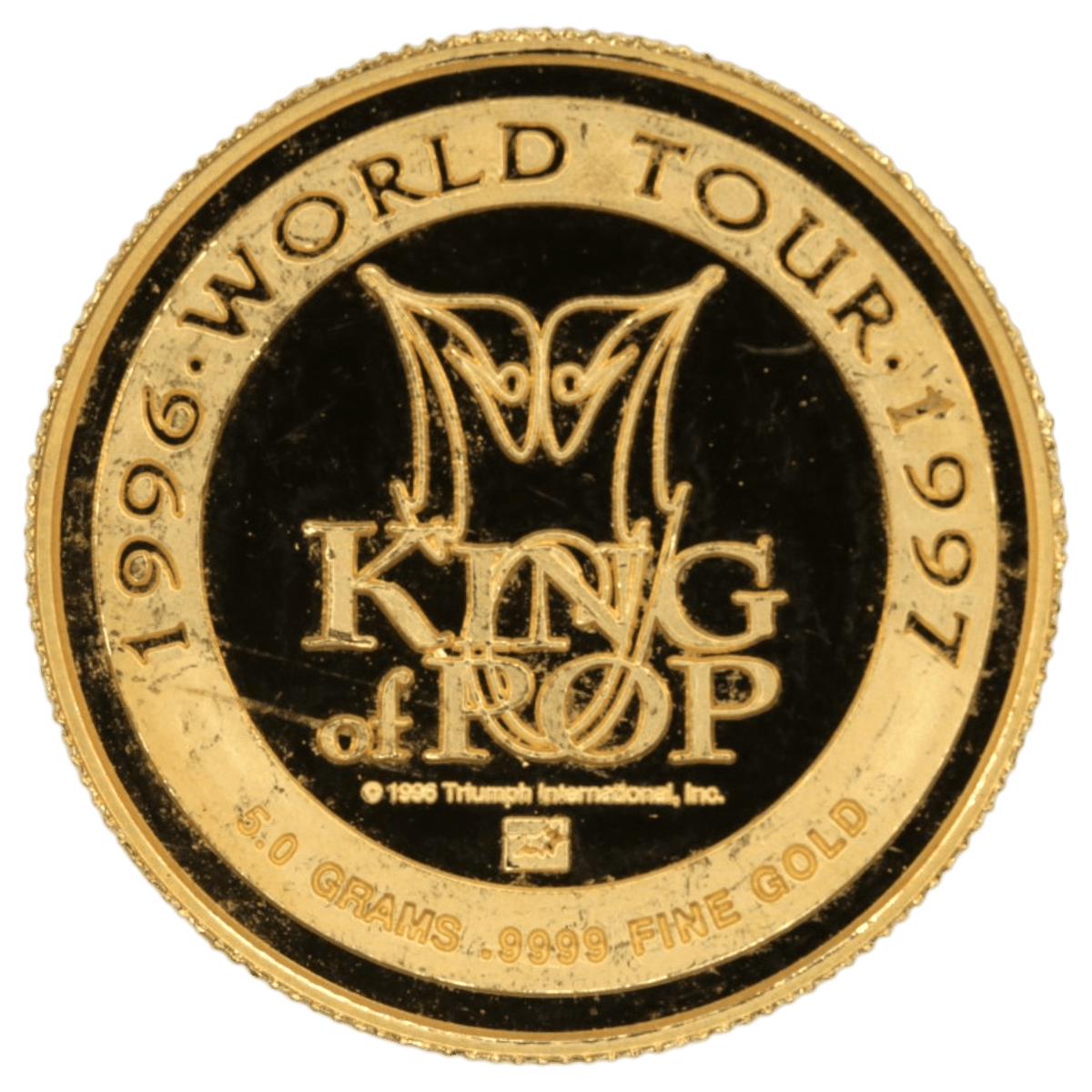 キング・オブ・ポップ ワールドツアー 純金メダル マイケル・ジャクソン - NJ BUYER'S MARKETPLACE