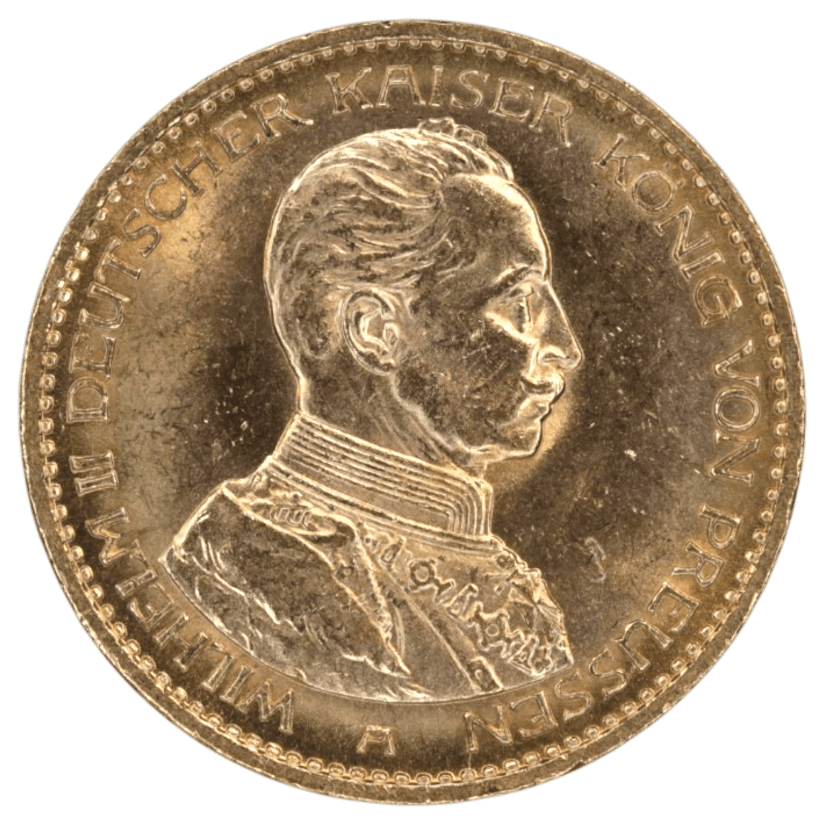 ドイツ 20マルク金貨 1914年 ベルリン鋳 ウィルヘルム2世 - NJ BUYER'S MARKETPLACE
