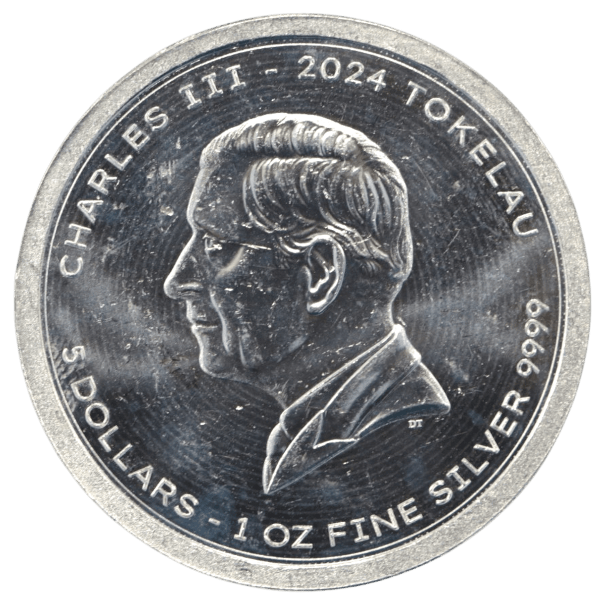 ニウエ 5ドル銀貨 2024年 ドロップ・ベア チャールズ3世 - NJ BUYER'S MARKETPLACE