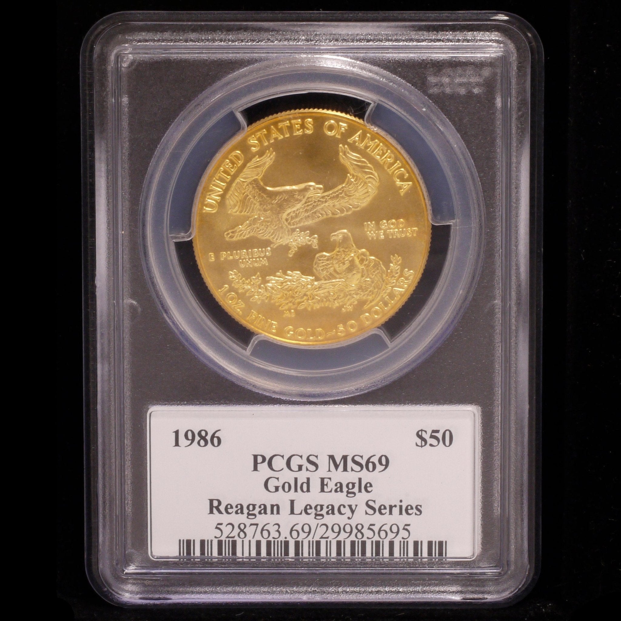 アメリカ 50ドル金貨 1986年 イーグル PCGS MS69 - NJ BUYER'S MARKETPLACE