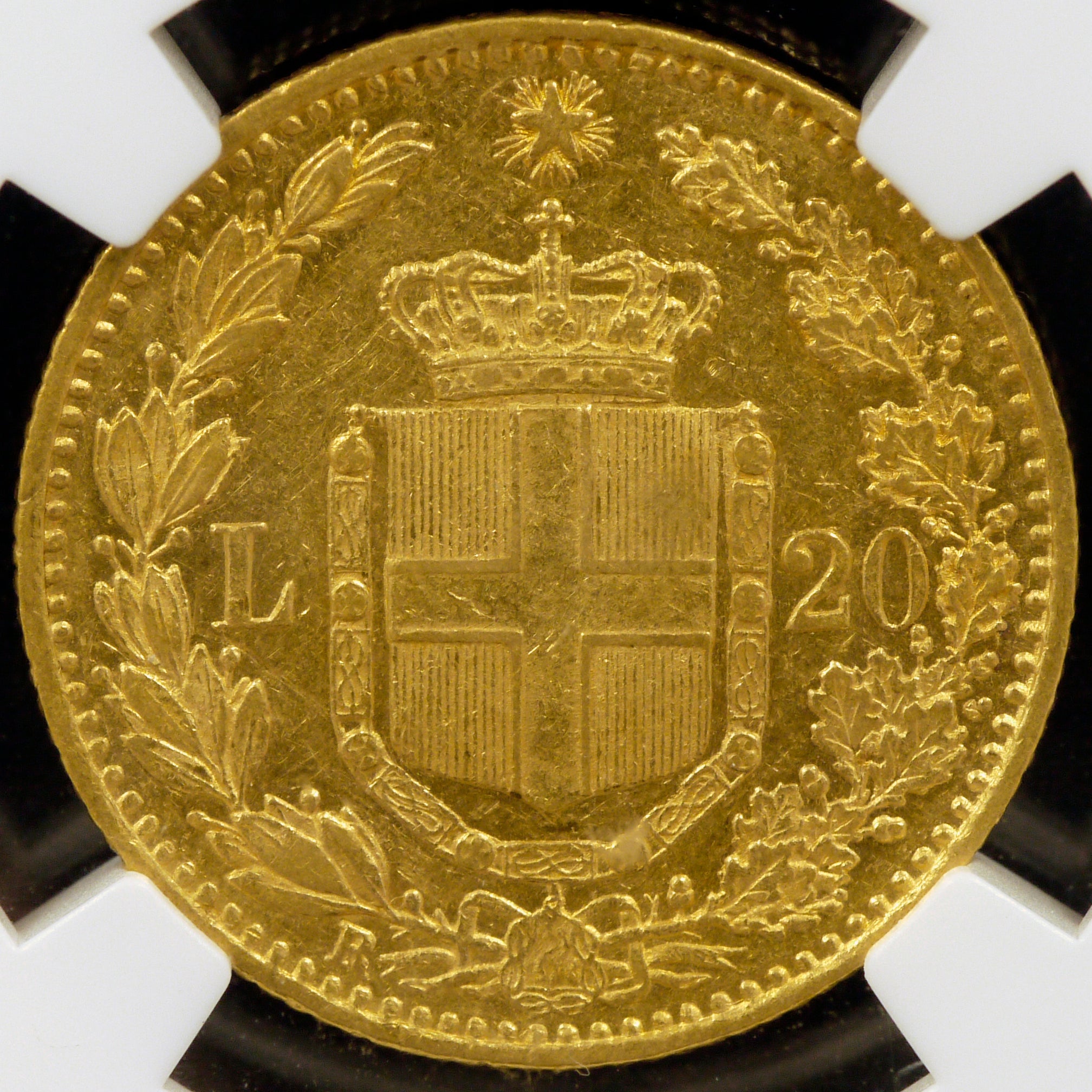 イタリア 20リレ金貨 1882年 ウンベルト1世 - NJ BUYER'S MARKETPLACE