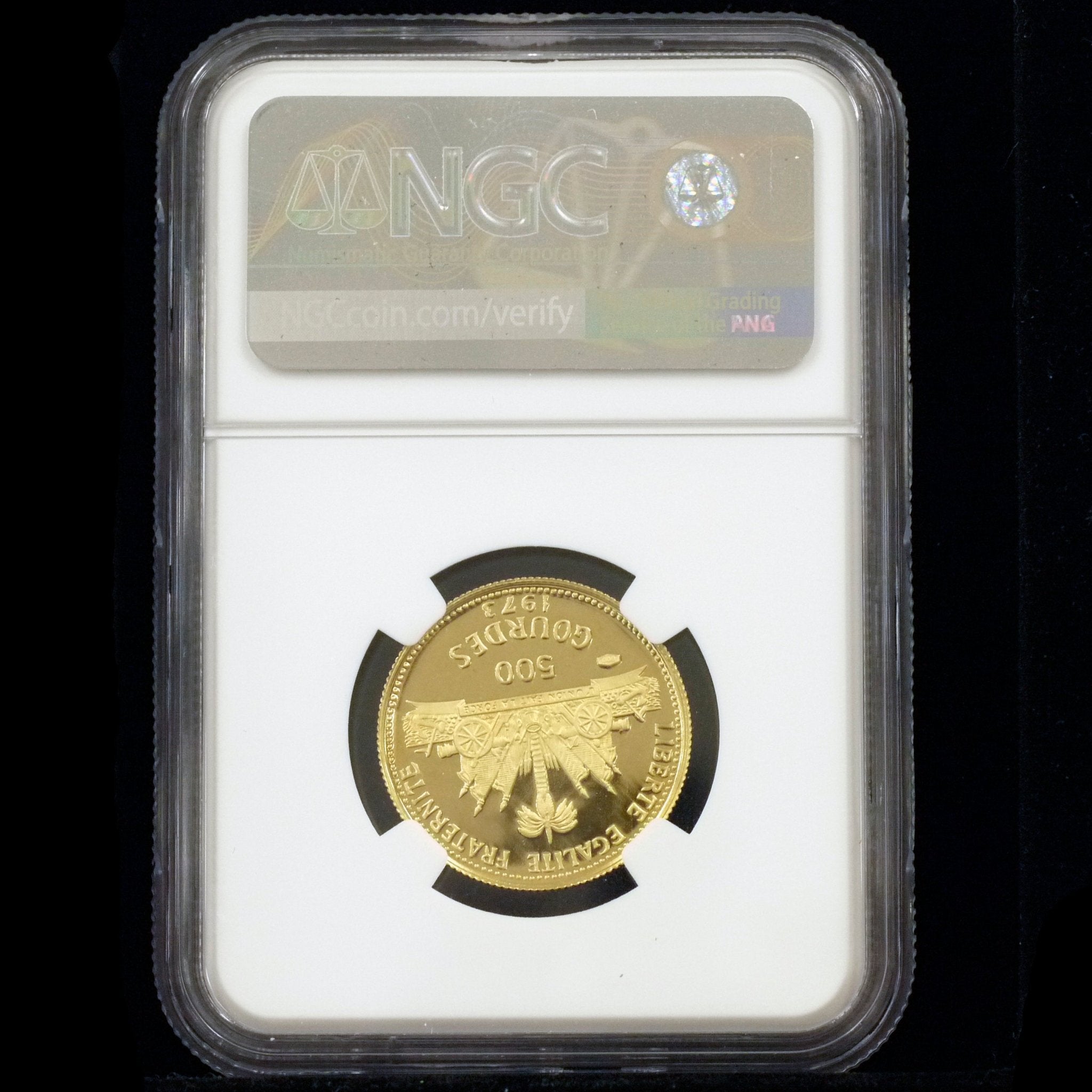 ハイチ 500グルデン金貨 1973年 ハイチの乙女 - NJ BUYER'S MARKETPLACE