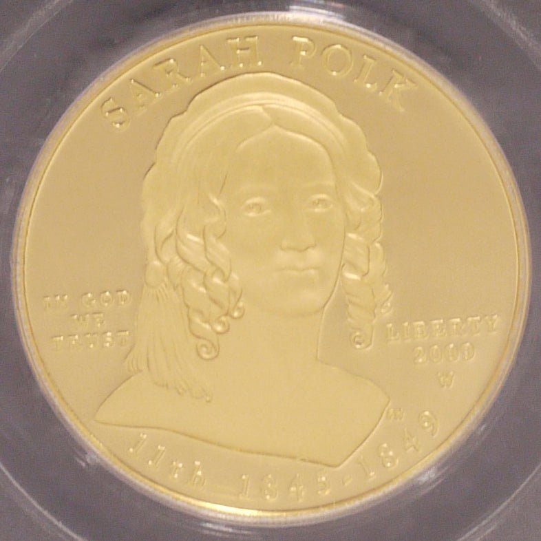 アメリカ 10ドル金貨 2009年 サラ・ポーク PCGS PR70 DEEP CAMEO FIRST STRIKE 最高鑑定品 - NJ BUYER'S MARKETPLACE