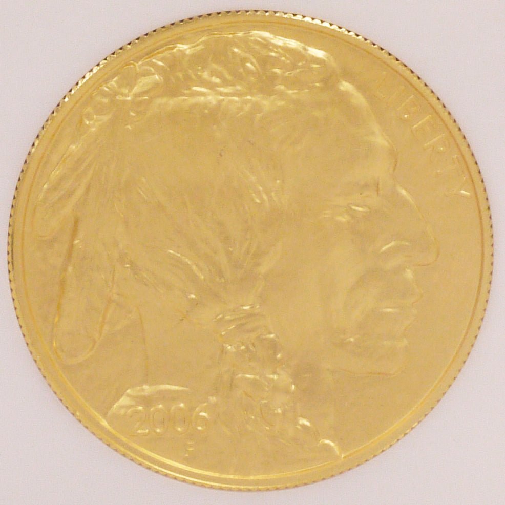 アメリカ 50ドル金貨 2006年 バッファロー NGC MS70 FIRST STRIKE 最高鑑定品 - NJ BUYER'S MARKETPLACE