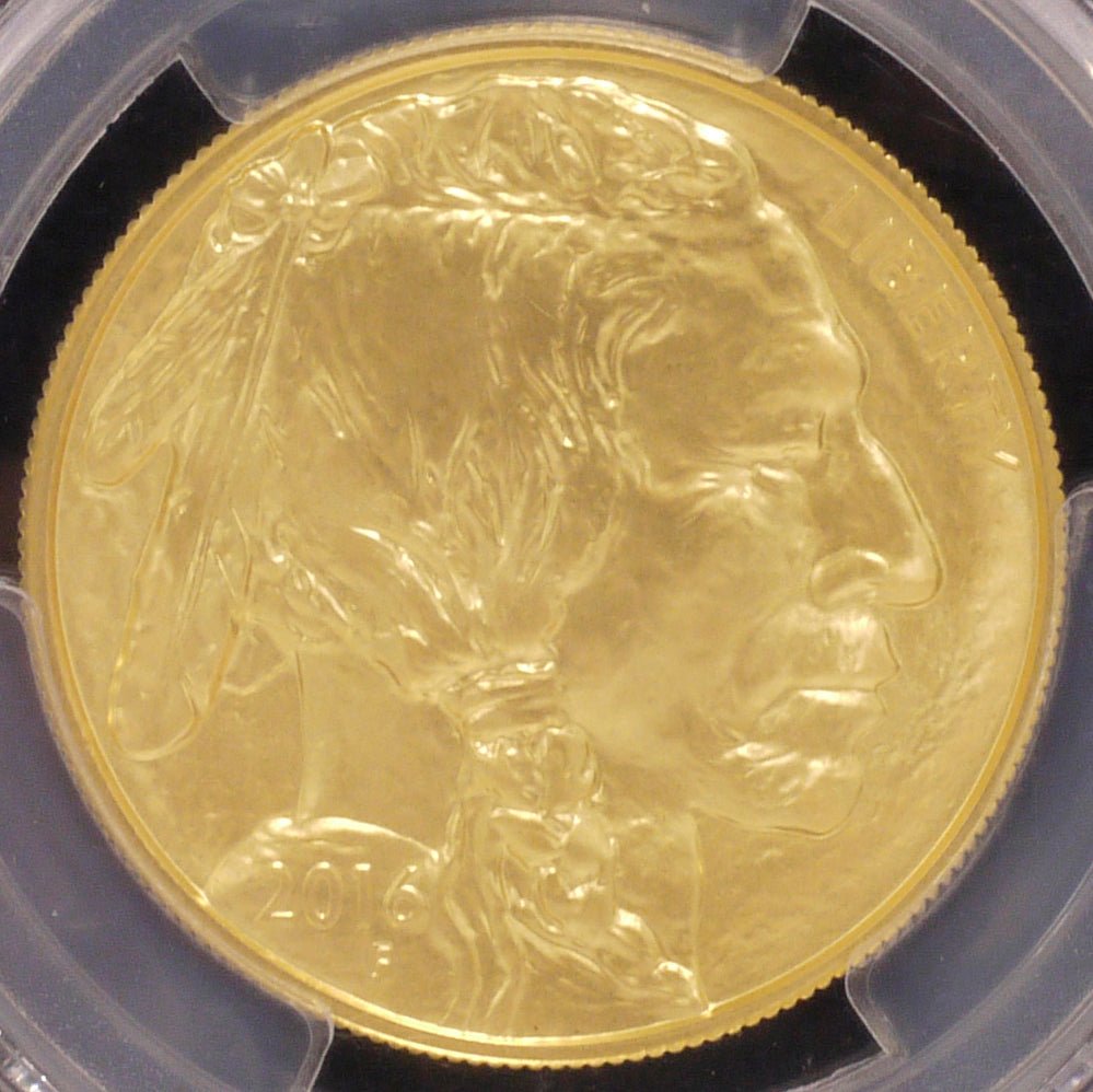 アメリカ 50ドル金貨 2016年 バッファロー PCGS MS70 FIRST STRIKE 最高鑑定品 - NJ BUYER'S MARKETPLACE