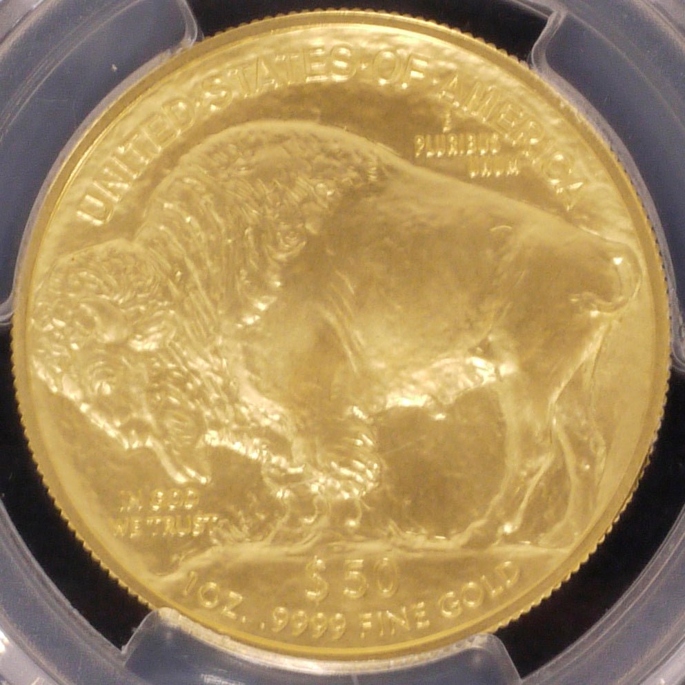 アメリカ 50ドル金貨 2016年 バッファロー PCGS MS70 FIRST STRIKE 最高鑑定品 - NJ BUYER'S MARKETPLACE