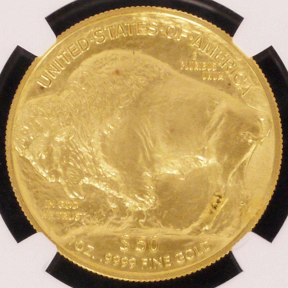 アメリカ 50ドル金貨 2014年 バッファロー NGC MS70 EARLY RELEASE 最高鑑定品 - NJ BUYER'S MARKETPLACE