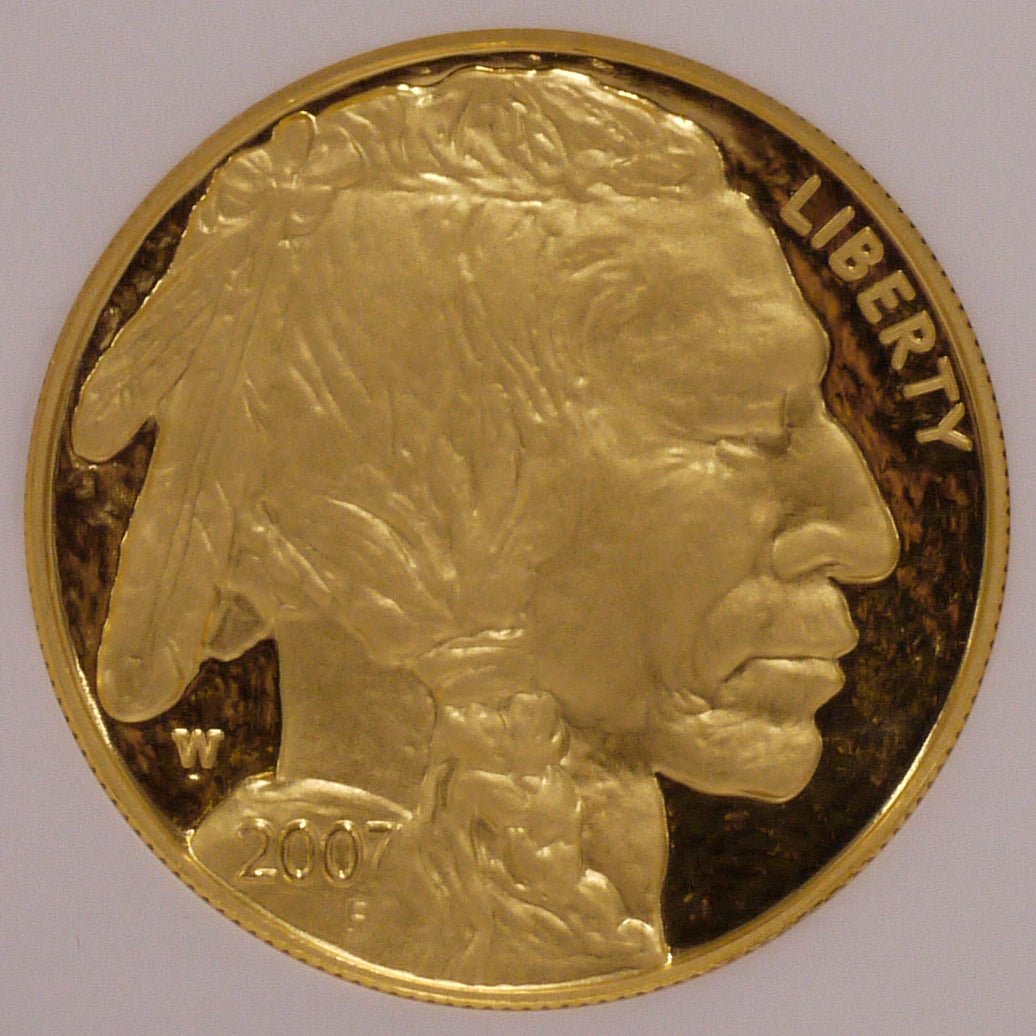 アメリカ 50ドル金貨 2007年 バッファロー NGC PF70 ULTRA CAMEO 最高鑑定品 - NJ BUYER'S MARKETPLACE