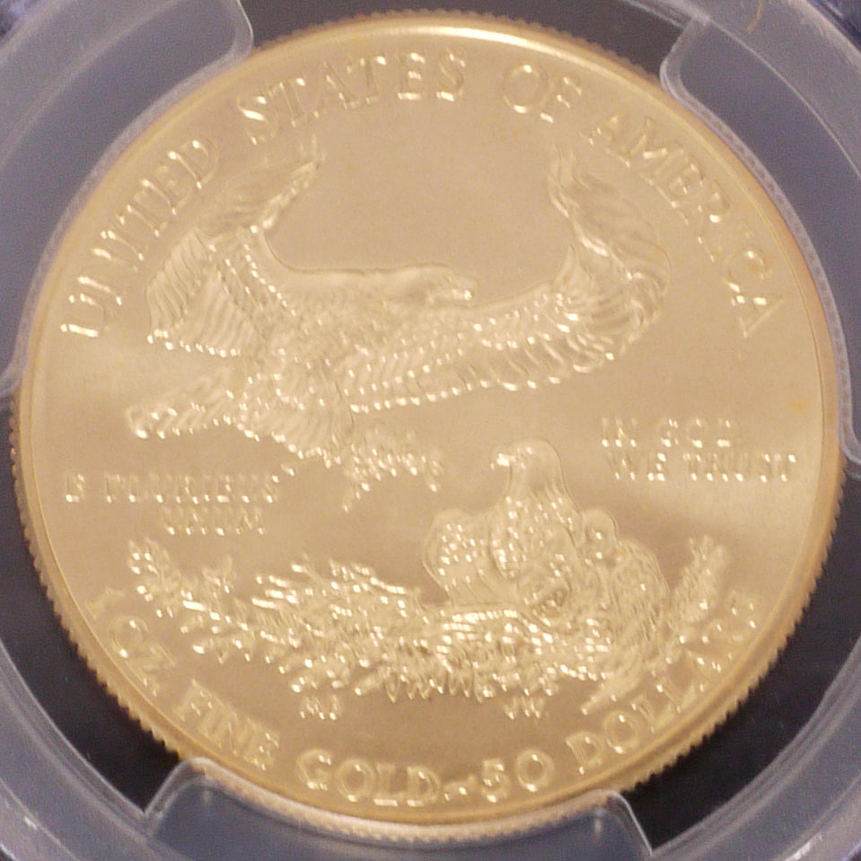 US -50 dollar gold coin 2013 Eagle PCGS MS70 FIRST STRIKE highest appraisal