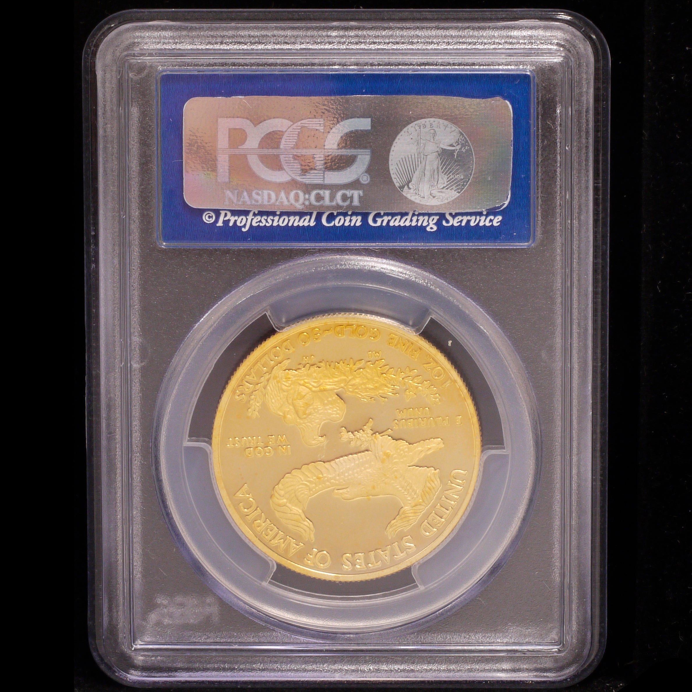 US 50 $ 50金幣2010 Eagle PCGS PR70深色客串是最高評估