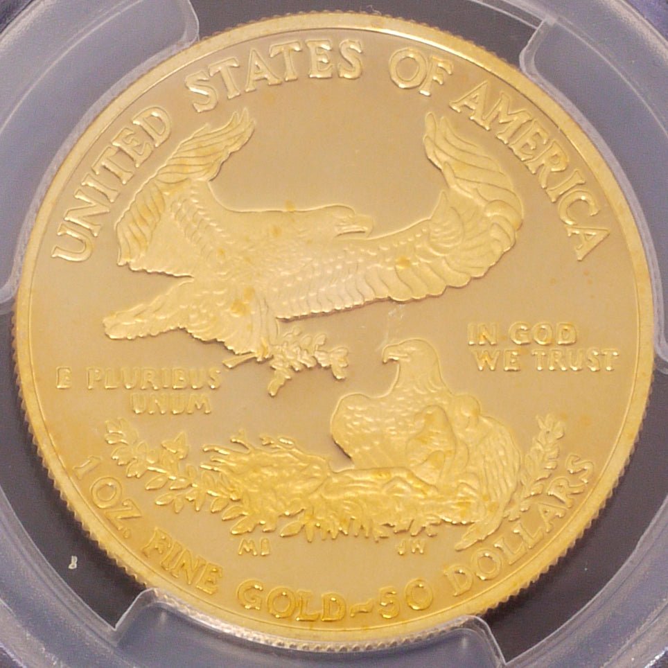 アメリカ 50ドル金貨 2010年 イーグル PCGS PR70 DEEP CAMEO 最高鑑定品 - NJ BUYER'S MARKETPLACE