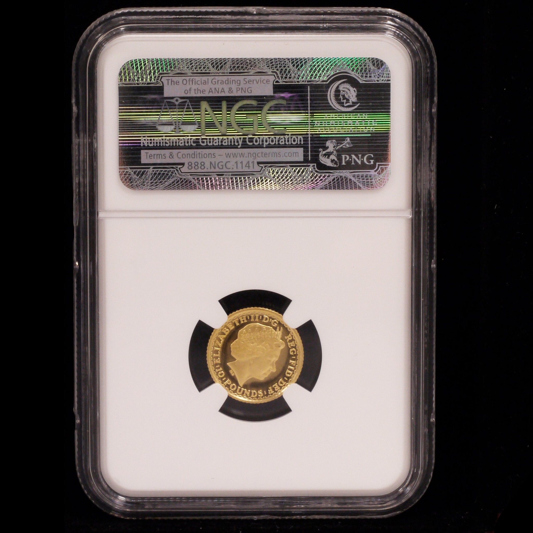 イギリス 10ポンド金貨 2005年 ブリタニア NGC PF70 ULTRA CAMEO - NJ BUYER'S MARKETPLACE